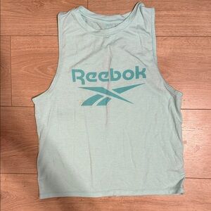 Reebok Light Green Sleeveless Top